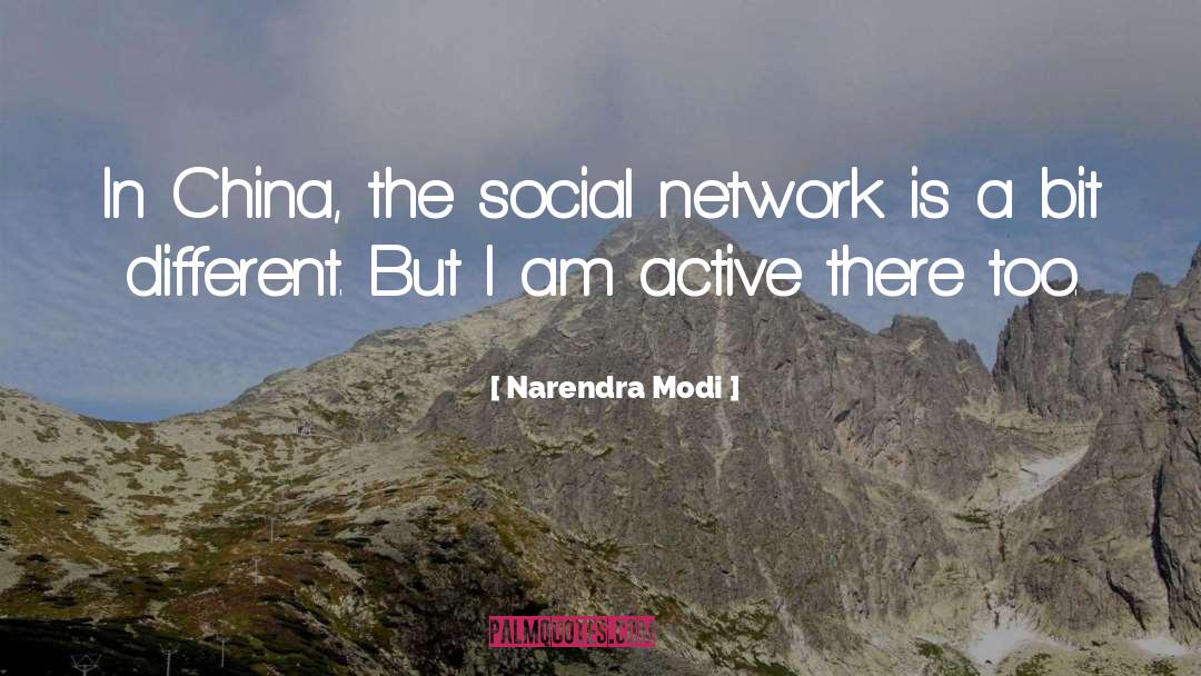 The Social Network quotes by Narendra Modi
