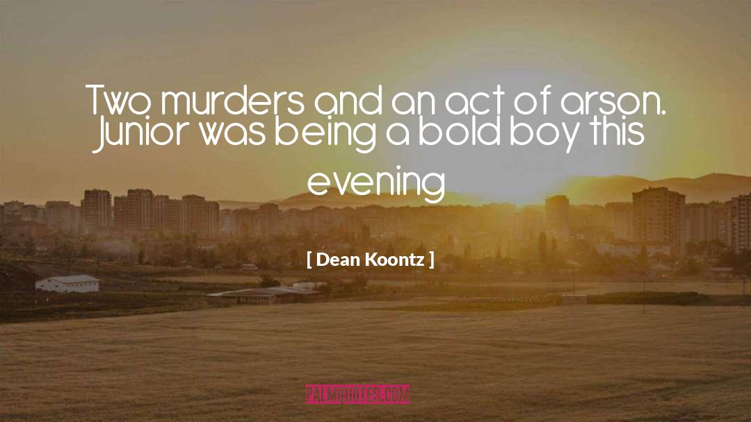 The Soham Murders quotes by Dean Koontz