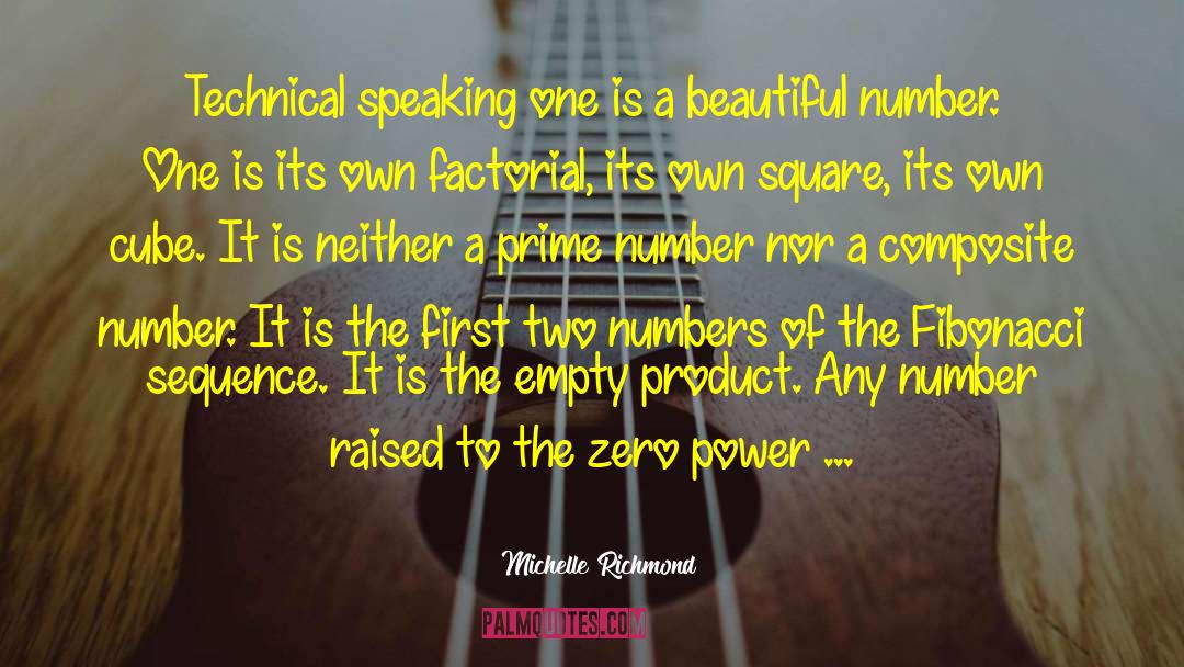 The Solitute Of Prime Numbers quotes by Michelle Richmond