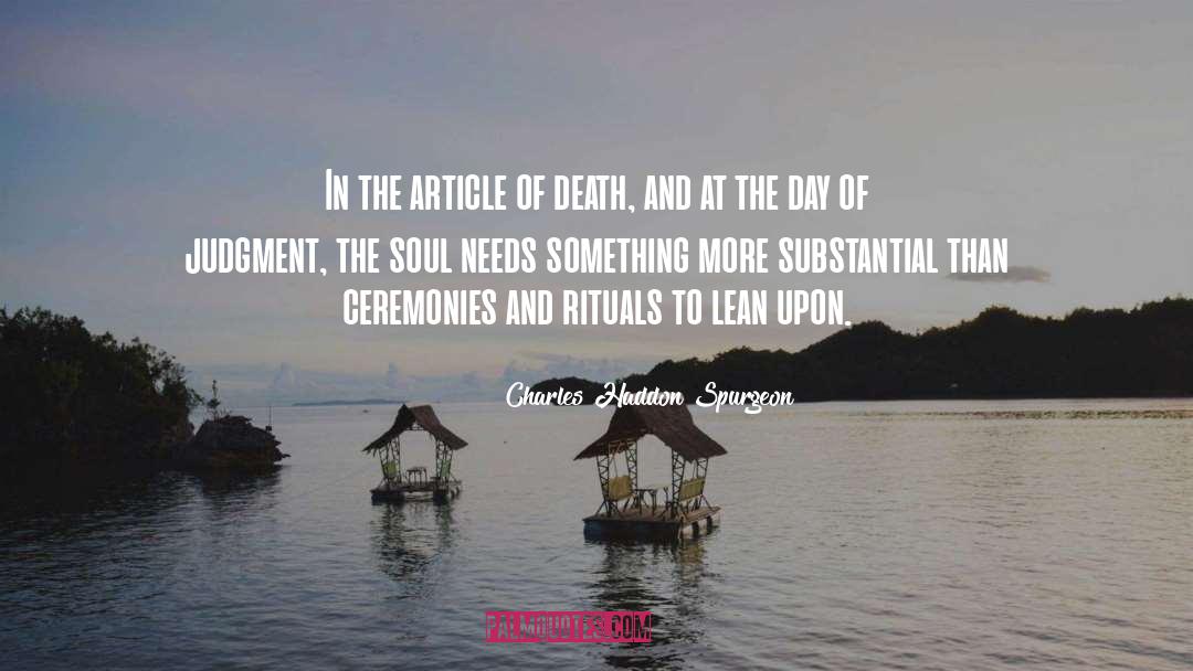 The Soul quotes by Charles Haddon Spurgeon