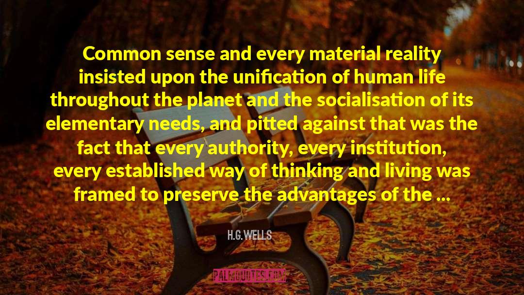 The Sovereignty Of God quotes by H.G.Wells