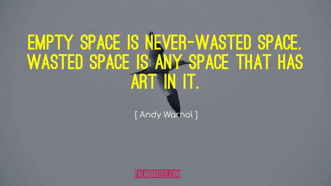 The Space Between Movie quotes by Andy Warhol