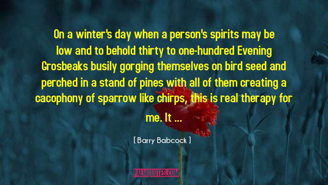 The Sparrow quotes by Barry Babcock