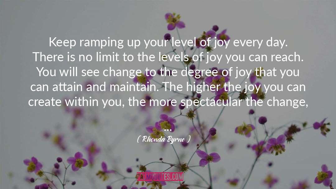 The Spectacular Now quotes by Rhonda Byrne