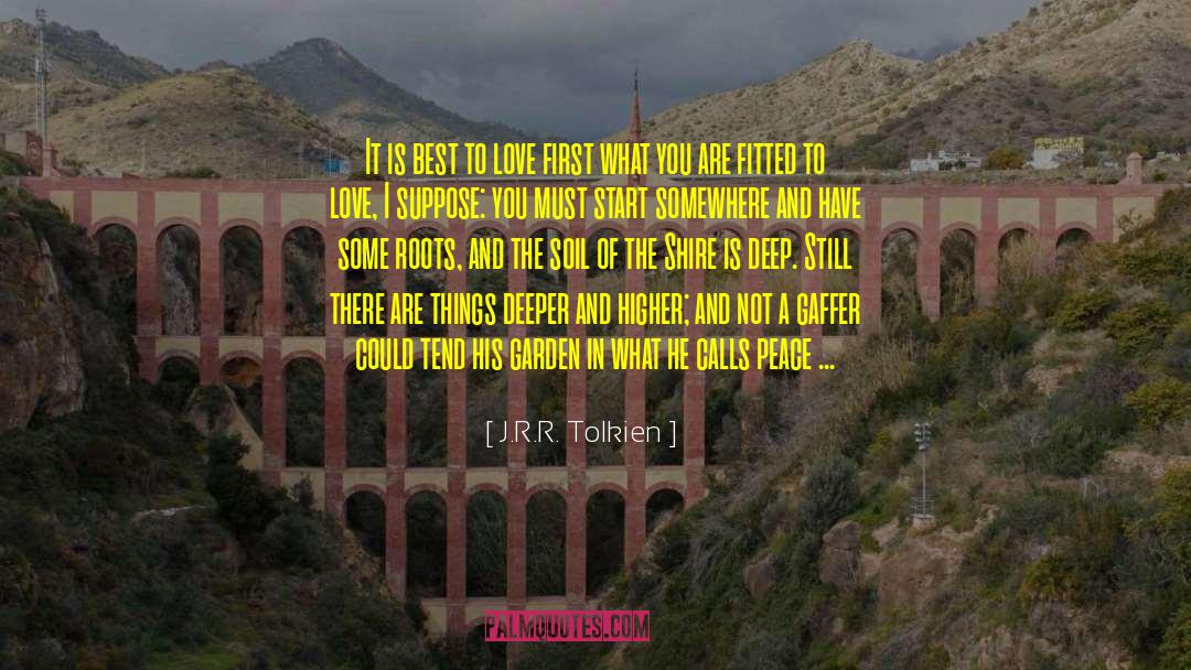 The Start Of A Love Story quotes by J.R.R. Tolkien