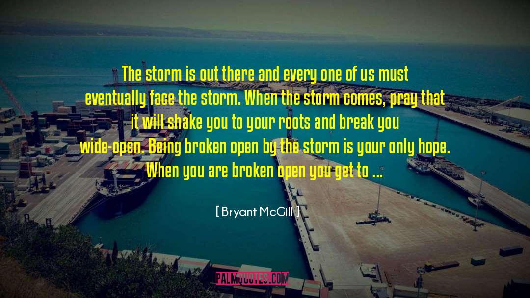 The Storm Clearing quotes by Bryant McGill