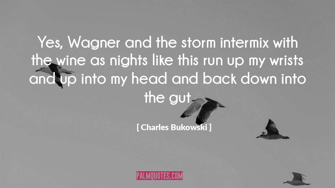 The Storm quotes by Charles Bukowski