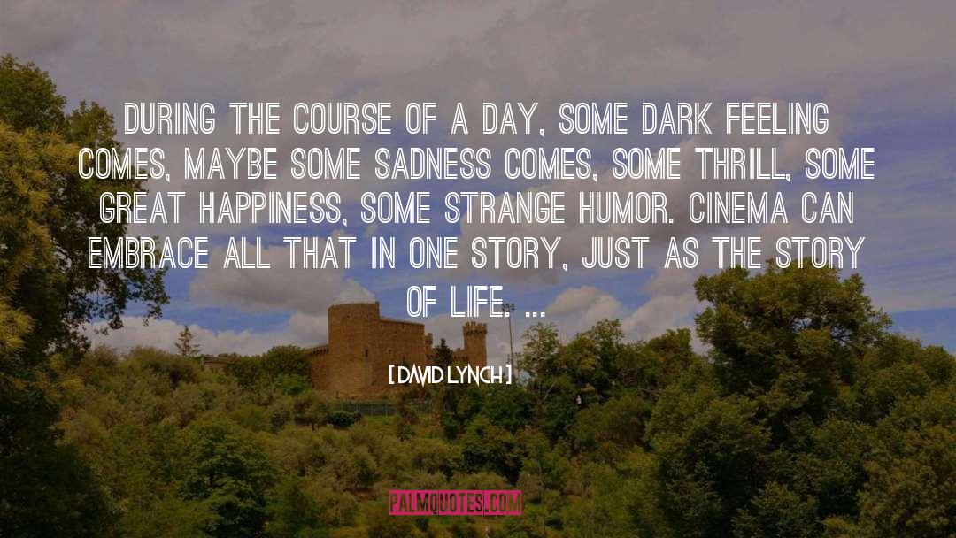 The Story Of quotes by David Lynch