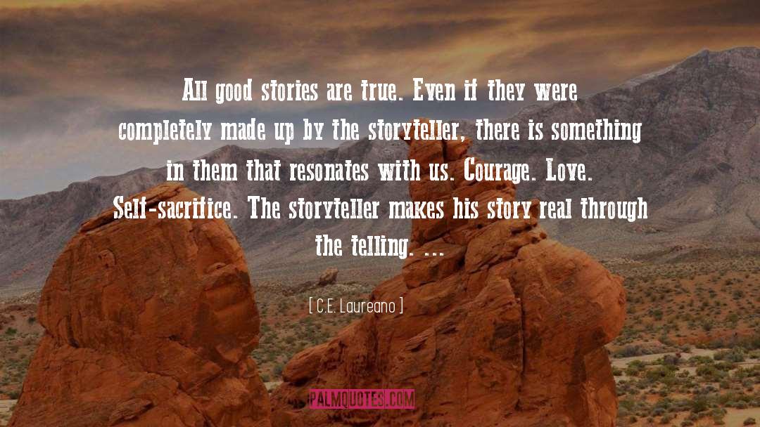 The Storyteller quotes by C.E. Laureano