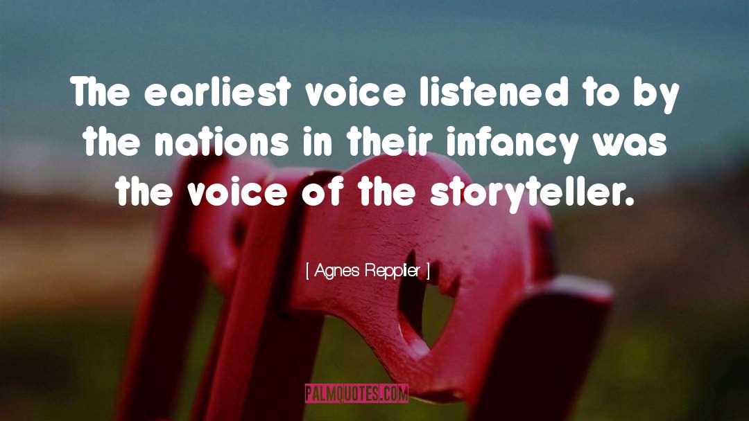 The Storyteller quotes by Agnes Repplier