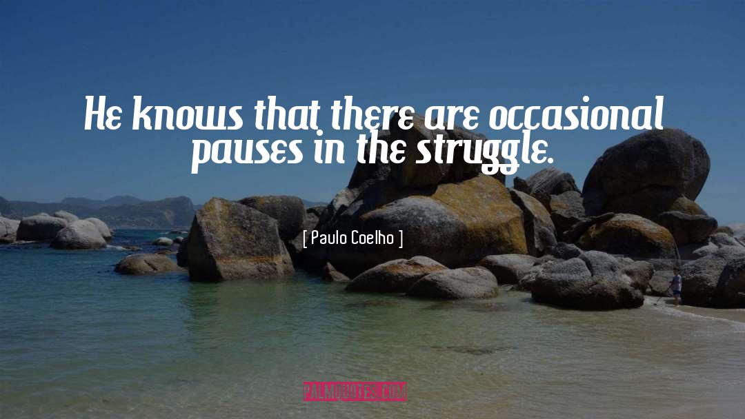 The Struggle Life quotes by Paulo Coelho
