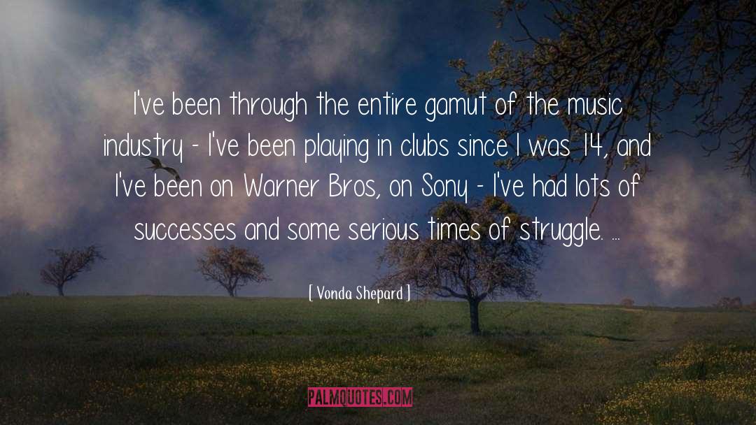 The Struggle Life quotes by Vonda Shepard
