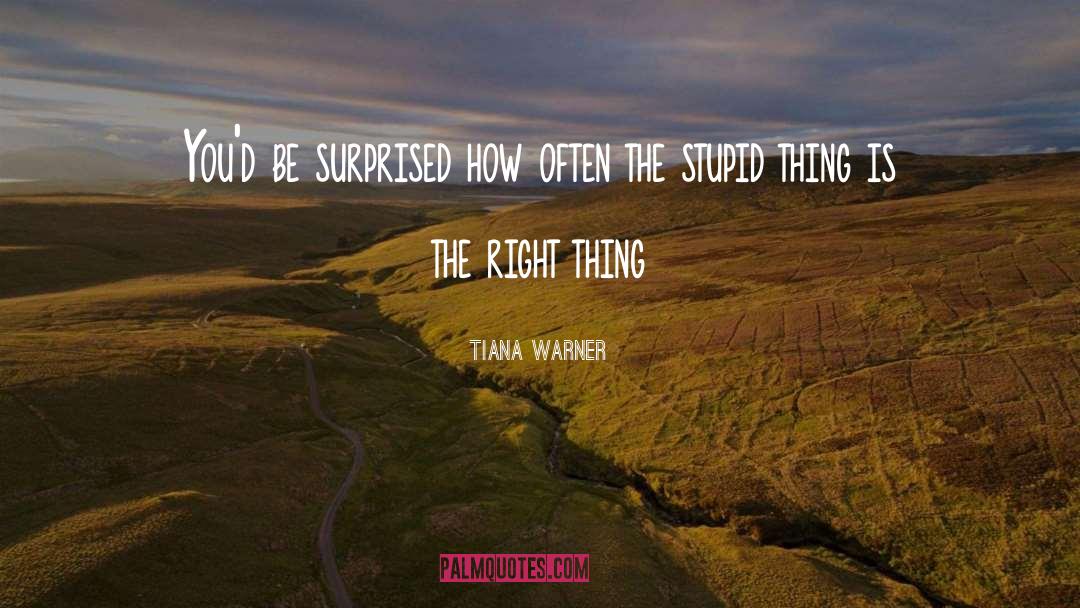 The Stupid quotes by Tiana Warner