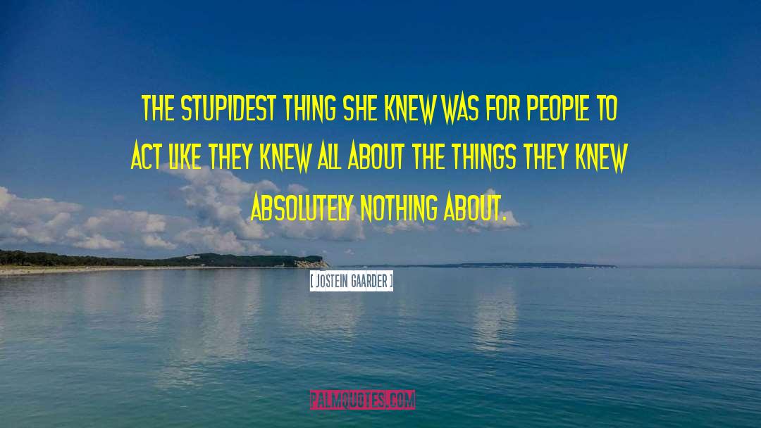 The Stupidest Angel quotes by Jostein Gaarder