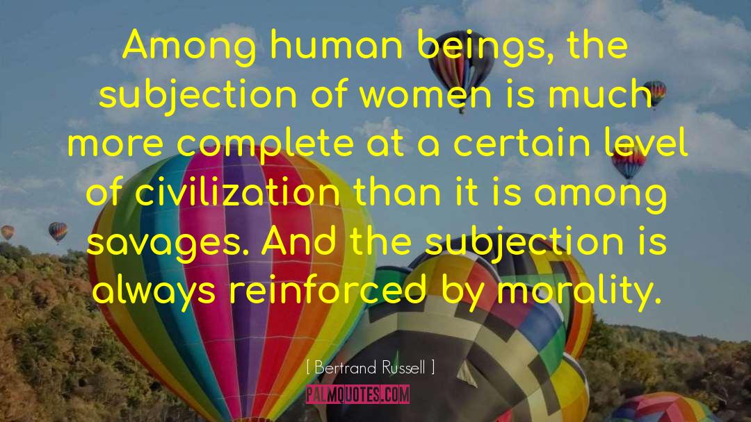 The Subjection Of Women quotes by Bertrand Russell