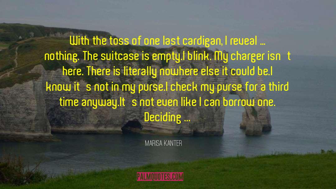 The Suitcase quotes by Marisa Kanter