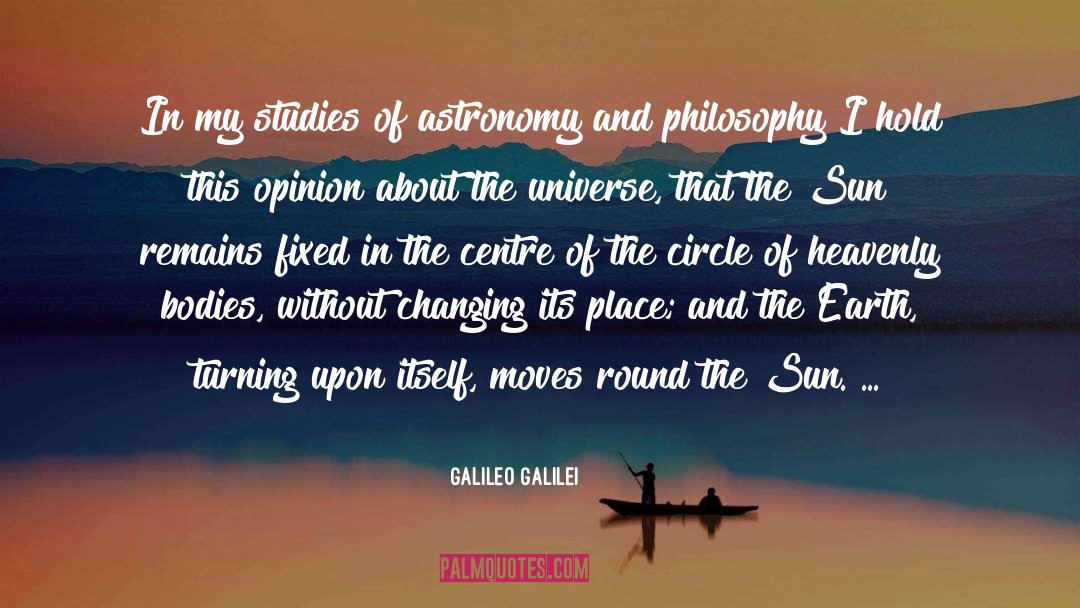 The Sun Created You quotes by Galileo Galilei