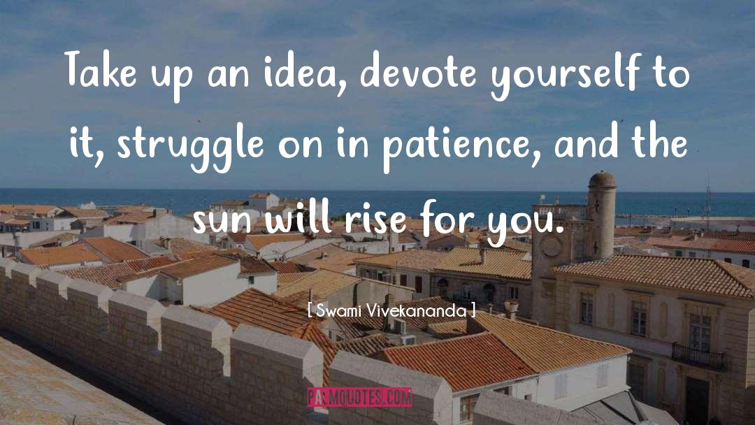 The Sun Will Rise quotes by Swami Vivekananda