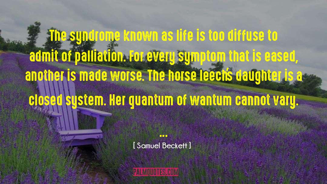 The Syndrome quotes by Samuel Beckett
