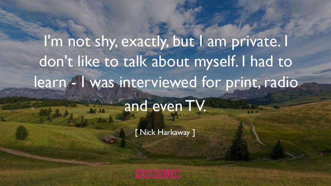 The Talk quotes by Nick Harkaway