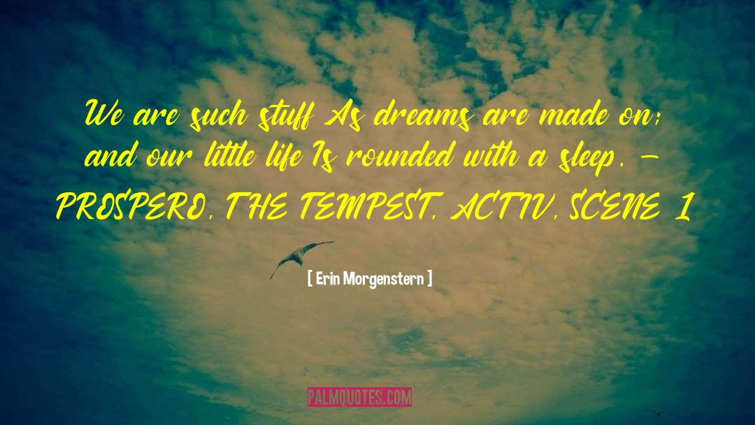 The Tempest quotes by Erin Morgenstern