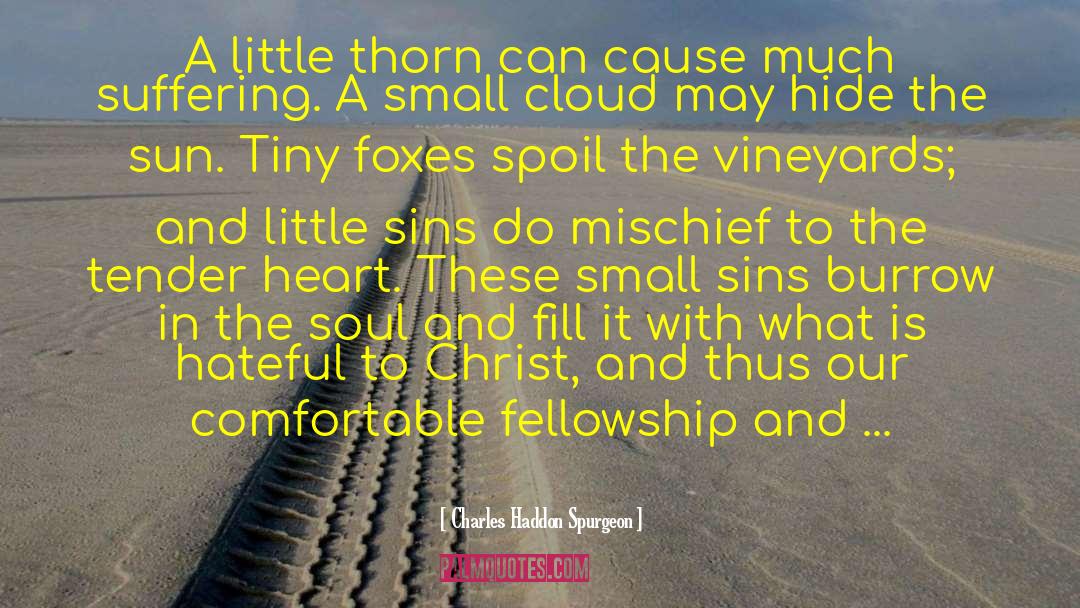 The Thorn Necklace quotes by Charles Haddon Spurgeon