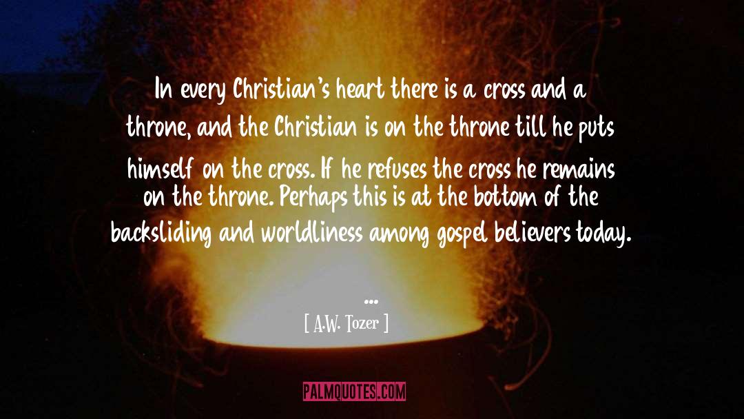 The Throne Of Fire quotes by A.W. Tozer