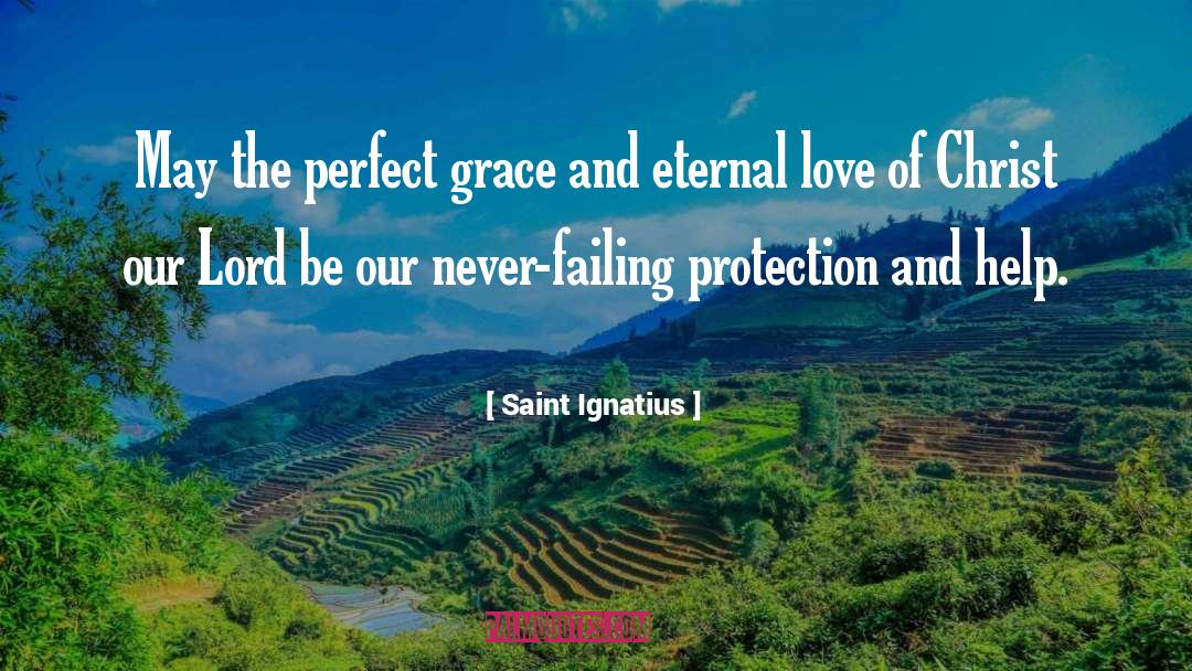 The Tier Of Eternal Grace quotes by Saint Ignatius