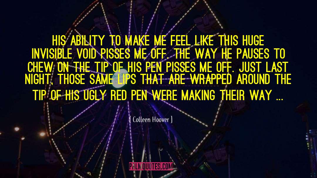 The Tip Of My Tongue quotes by Colleen Hoover