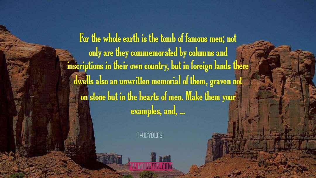 The Tomb quotes by Thucydides
