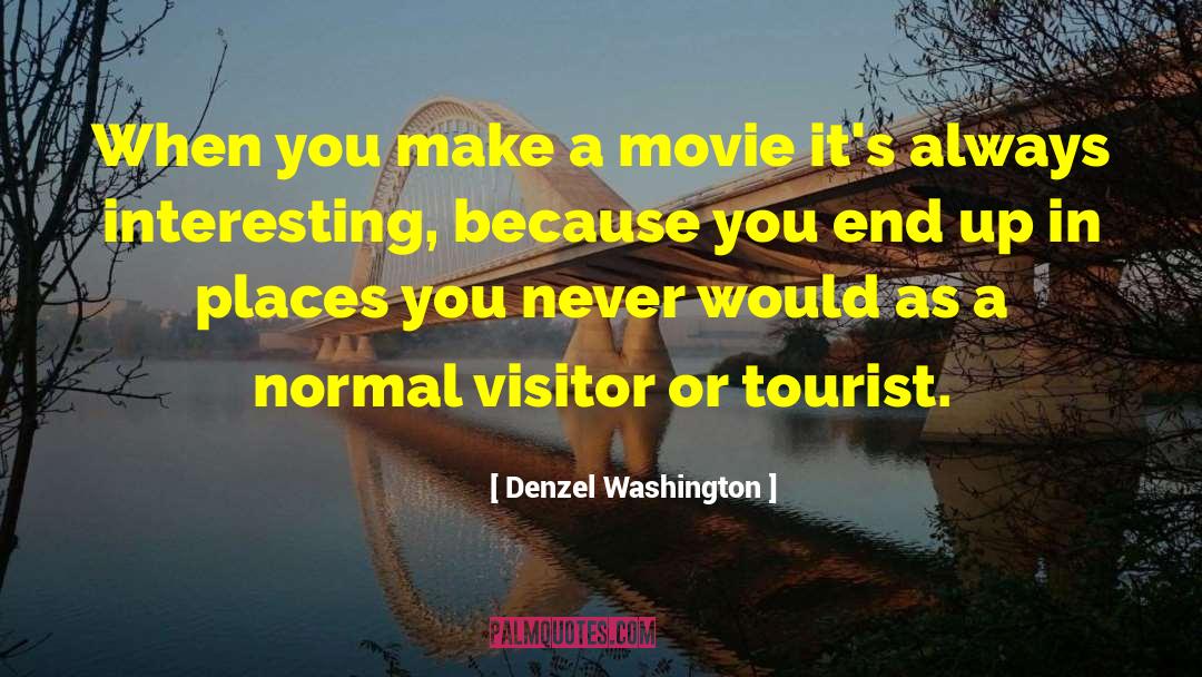 The Tourist quotes by Denzel Washington
