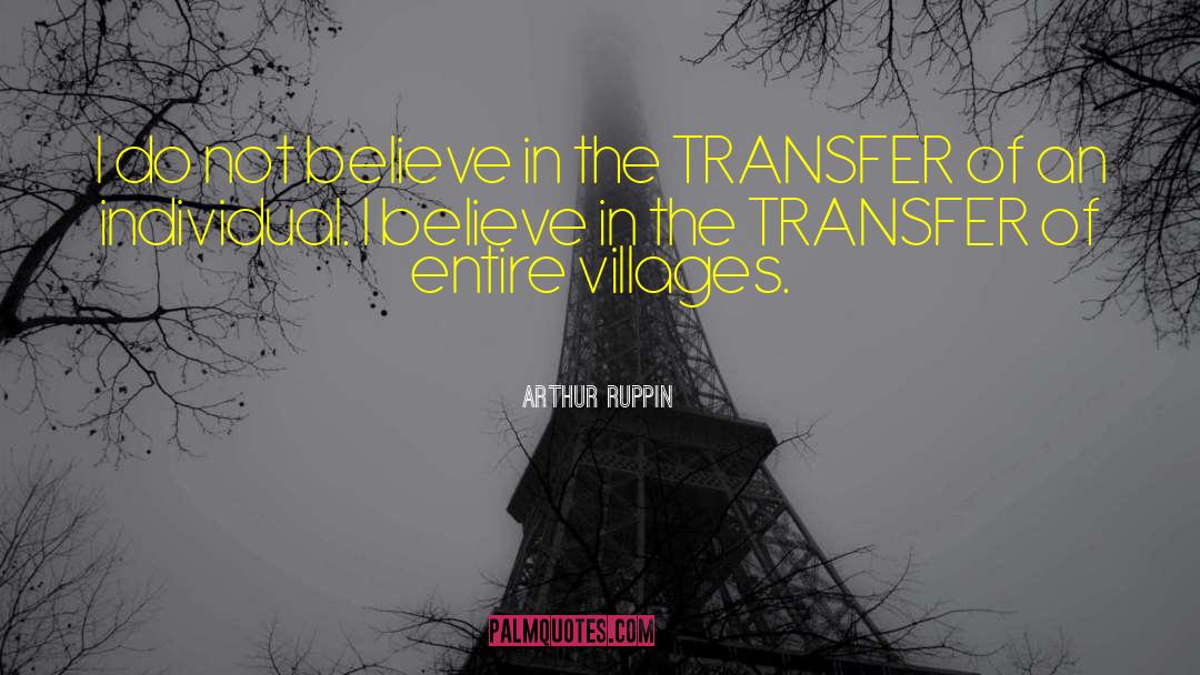 The Transfer quotes by Arthur Ruppin