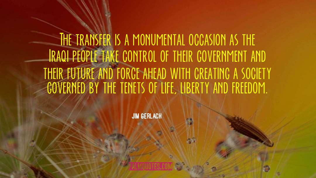 The Transfer quotes by Jim Gerlach