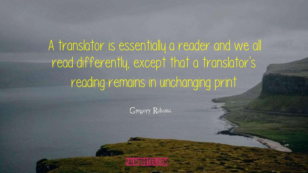 The Translator quotes by Gregory Rabassa