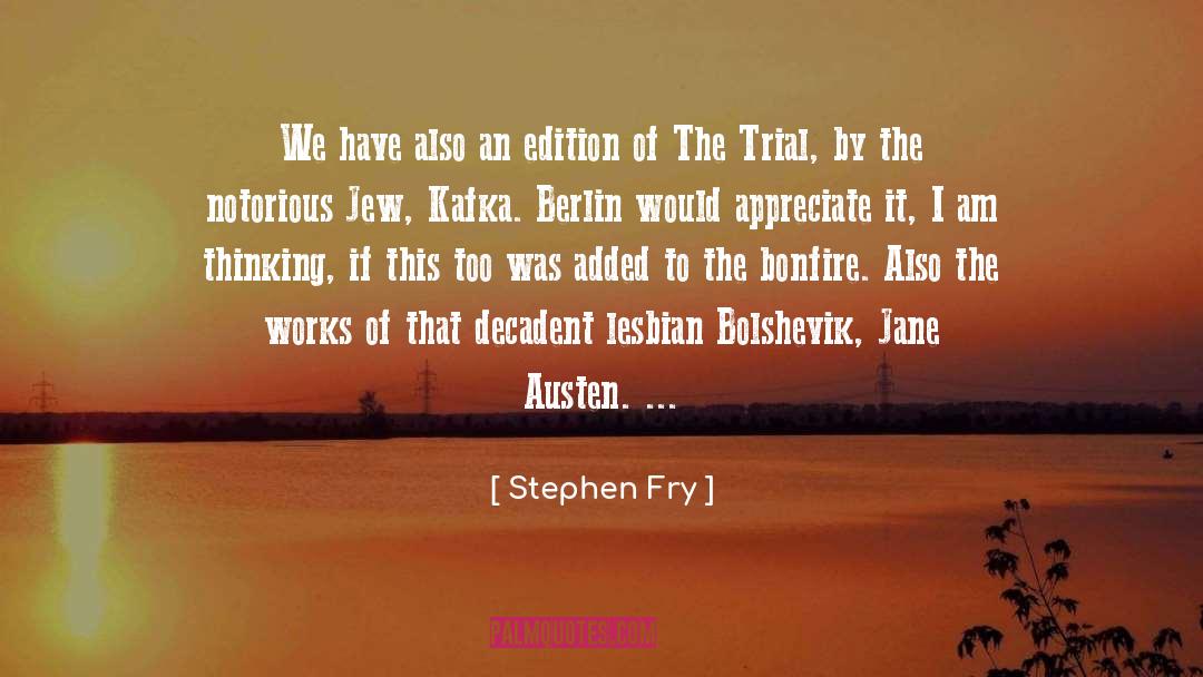 The Trial quotes by Stephen Fry