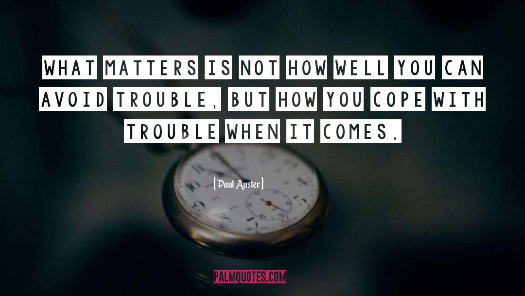 The Trouble With Hating You quotes by Paul Auster
