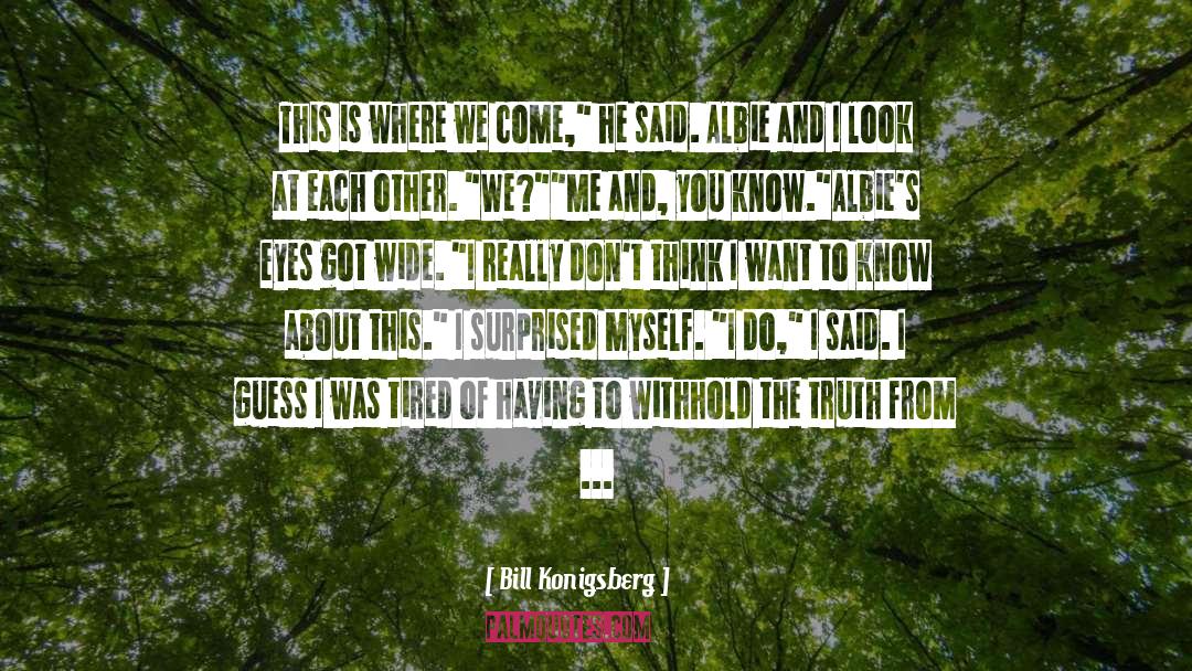 The Truth About Alice quotes by Bill Konigsberg