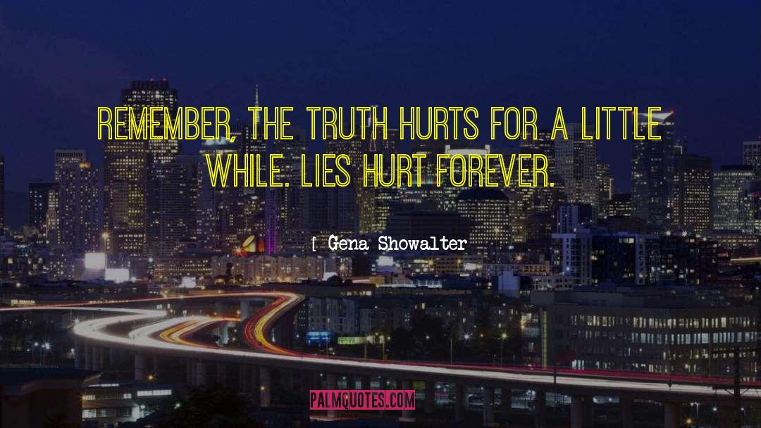 The Truth Hurts quotes by Gena Showalter