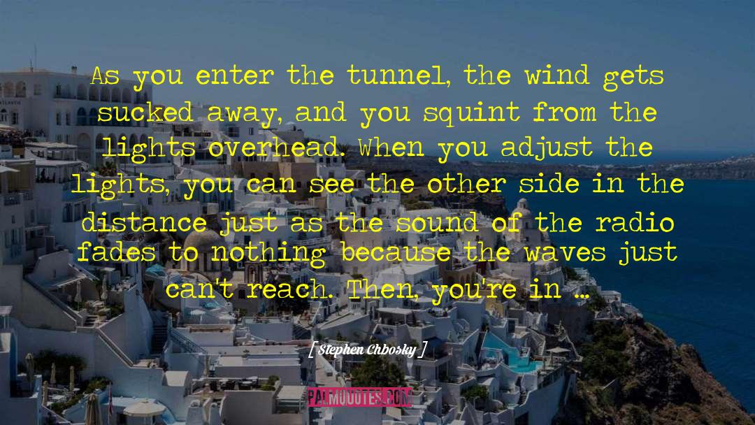 The Tunnel In Electric Lit quotes by Stephen Chbosky