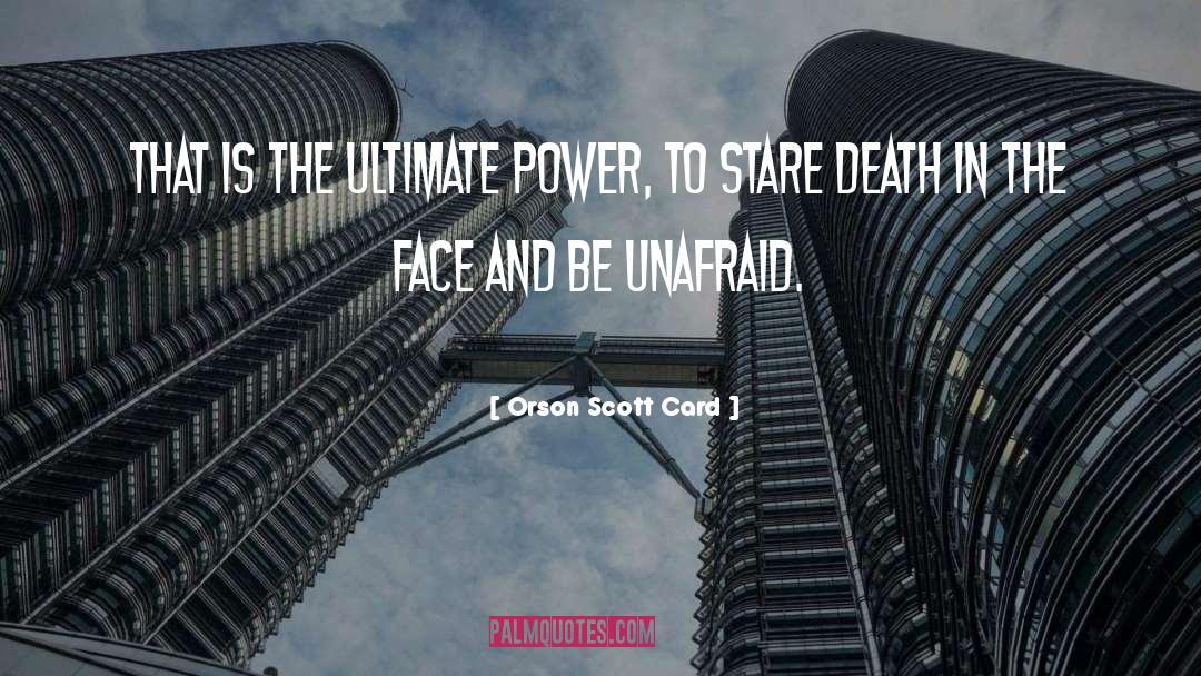 The Ultimate Reality quotes by Orson Scott Card