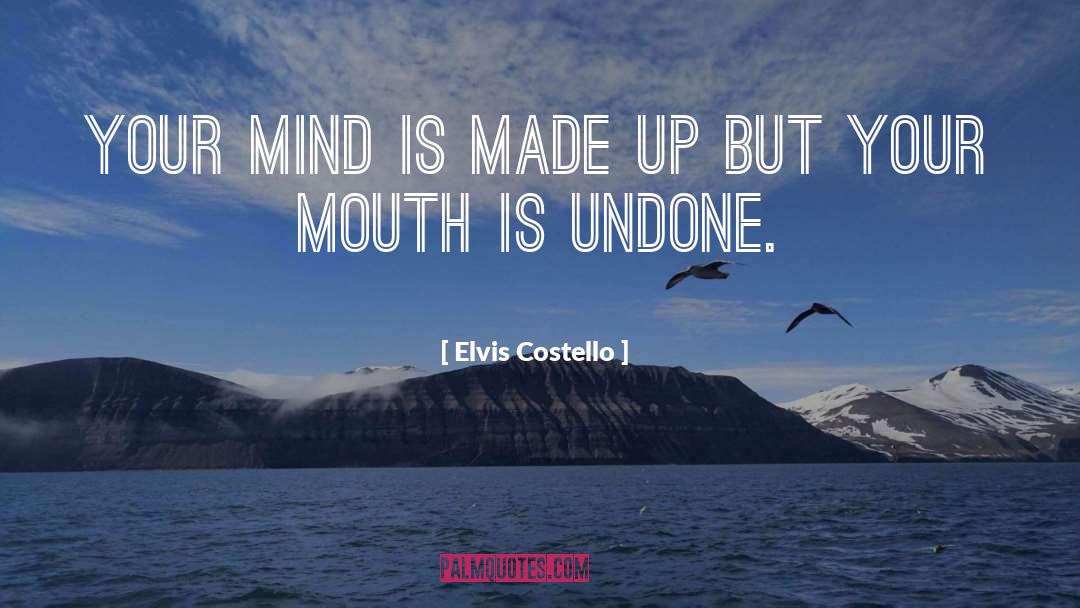 The Undone quotes by Elvis Costello