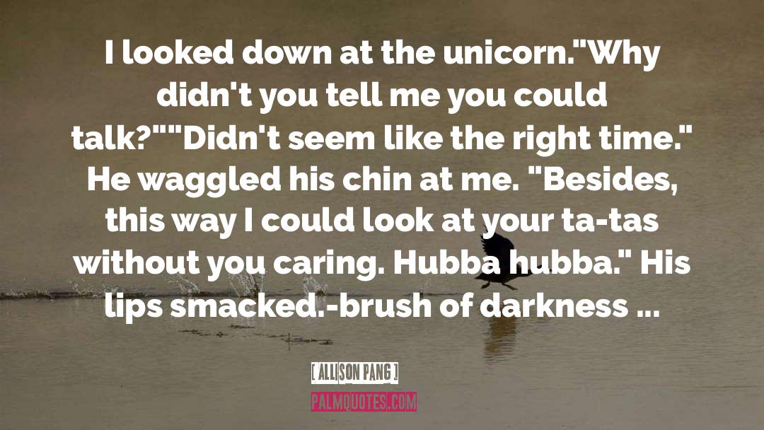 The Unicorn quotes by Allison Pang