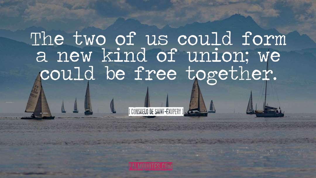 The Union Of The Two Sexes quotes by Consuelo De Saint-Exupery