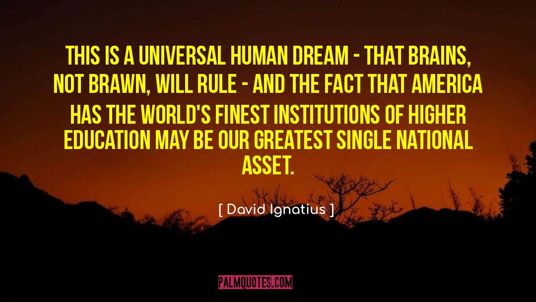 The Universal Human Being quotes by David Ignatius