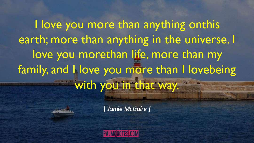 The Universe Speaking quotes by Jamie McGuire