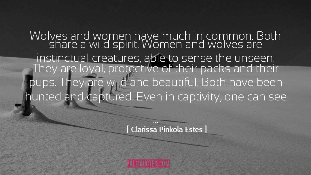The Unseen quotes by Clarissa Pinkola Estes