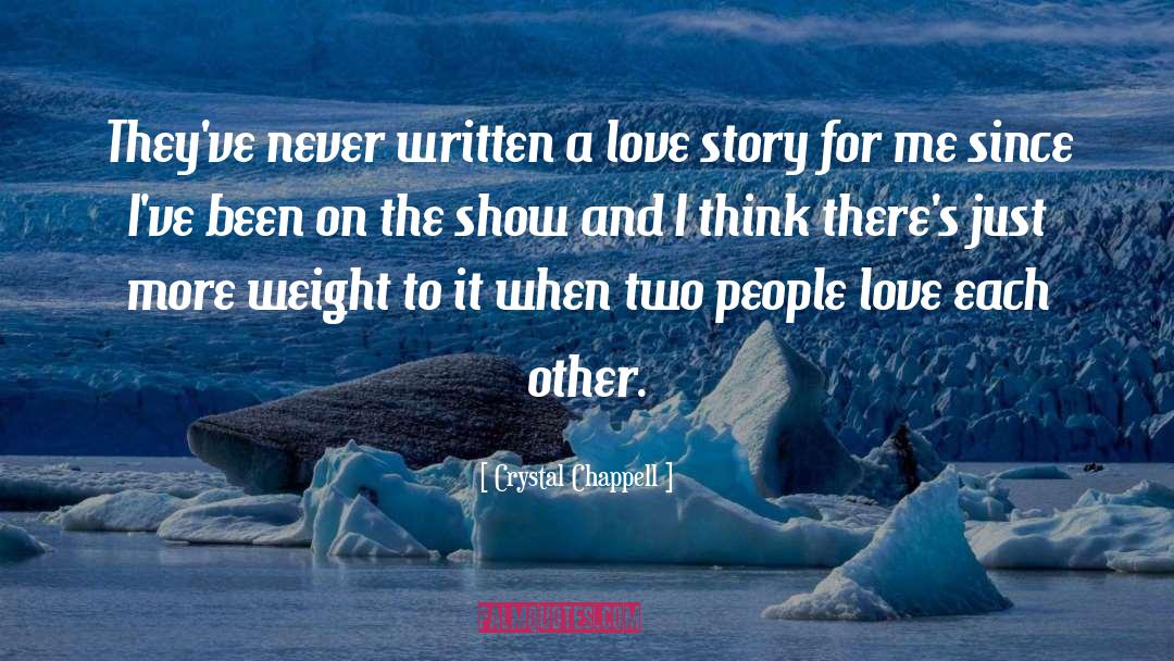 The Unsung Love Story quotes by Crystal Chappell