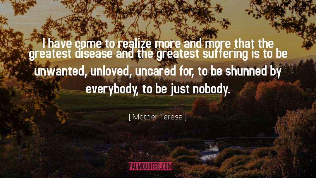 The Unwanted Wife quotes by Mother Teresa