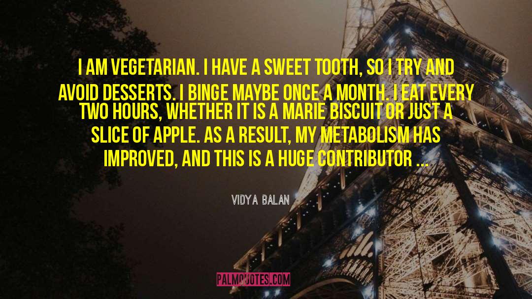 The Vegetarian quotes by Vidya Balan