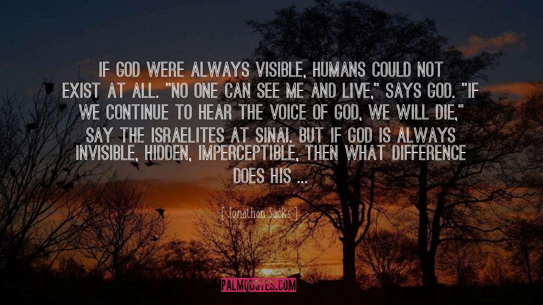 The Voice Of God quotes by Jonathan Sacks